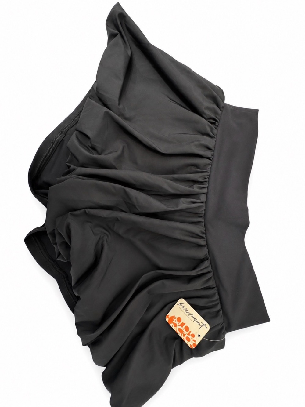 Black Ruffled Mini Skirt Free People